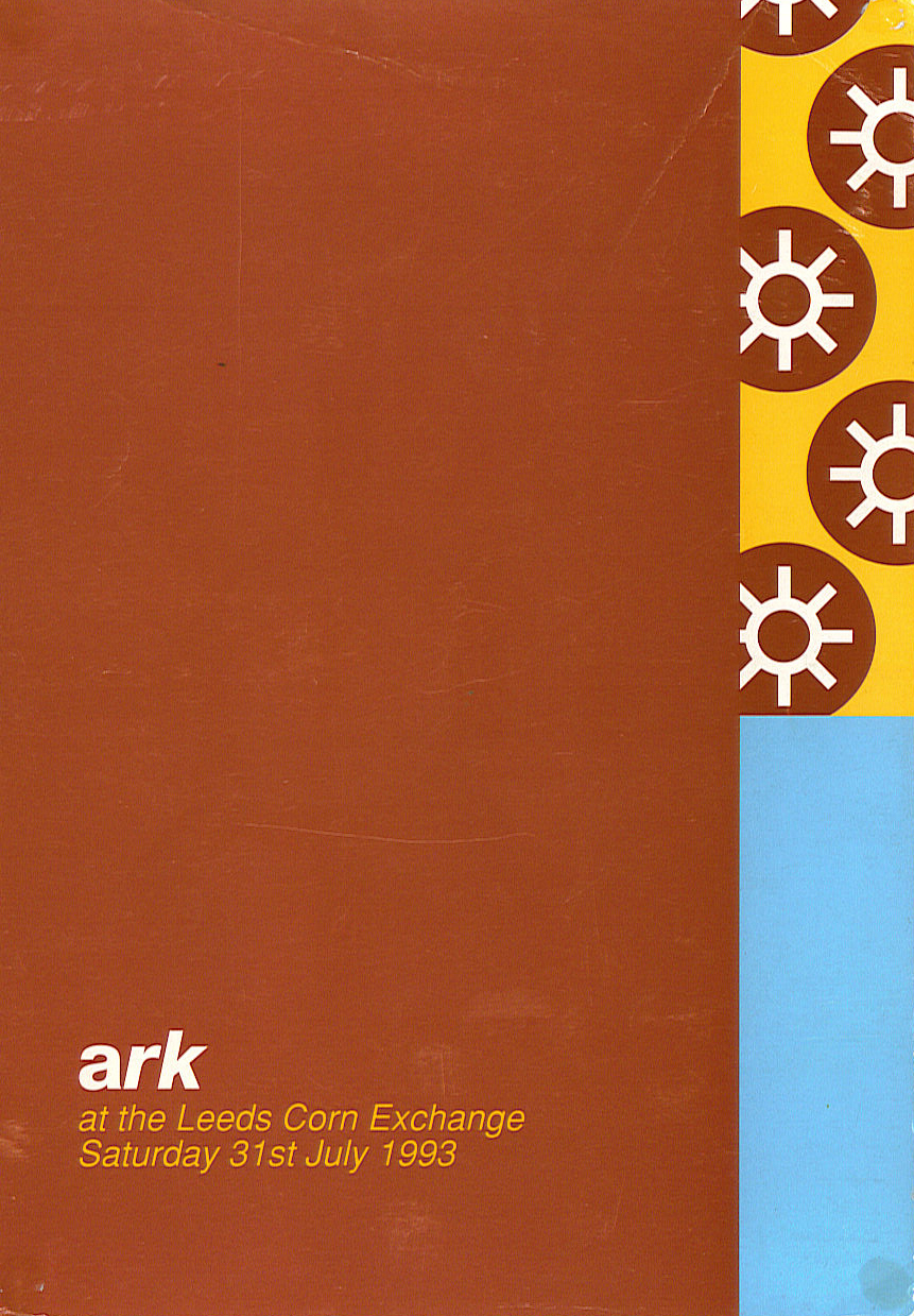 Ark Corn Exchange Leeds 31st July 1993 Front
