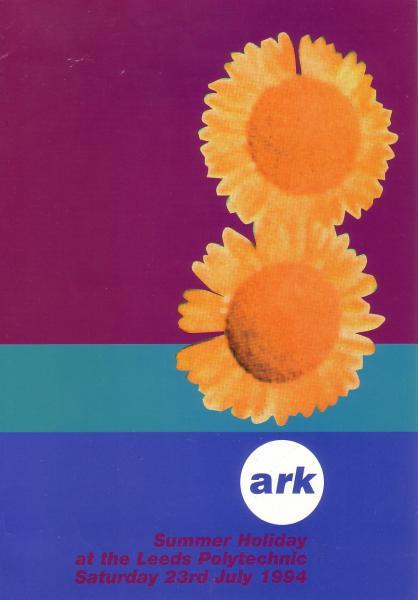 Ark Leeds Poly 23rd July 1994 Front