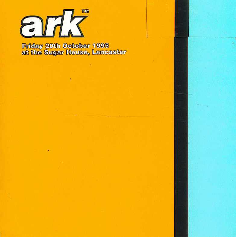 Ark Sugar House Lancaster Fri 20th Oct 1995 Front