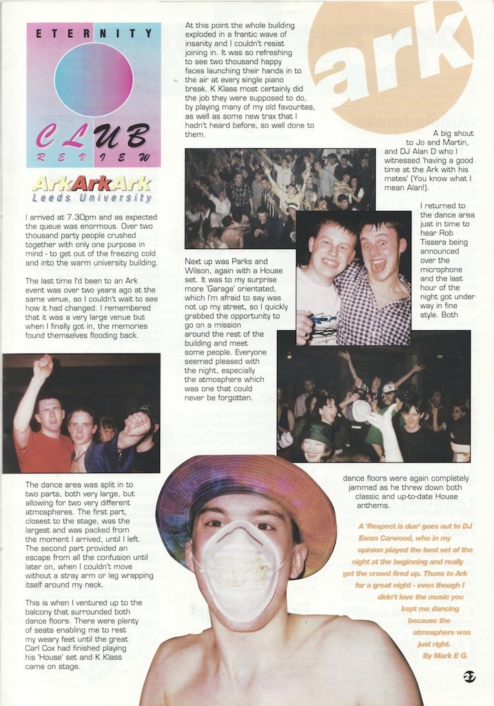 Ark Leeds Feb 1994 Review